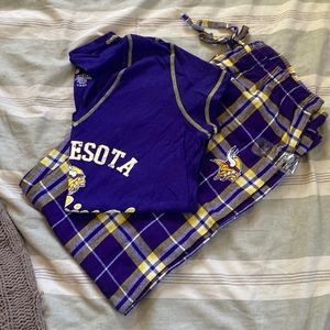 Minnesota Viking Womens Pajama Set